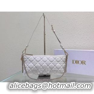 Reasonable Price SMALL DIOR CD LOUNGE BAG Latte Supple Macrocannage Lambskin M2252ONG