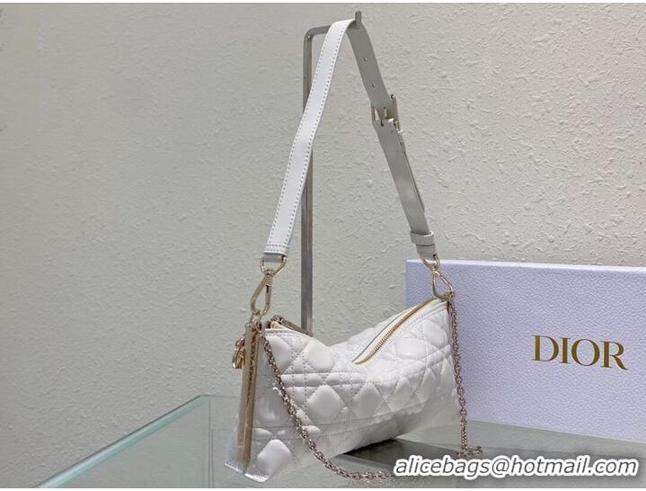 Reasonable Price SMALL DIOR CD LOUNGE BAG Latte Supple Macrocannage Lambskin M2252ONG