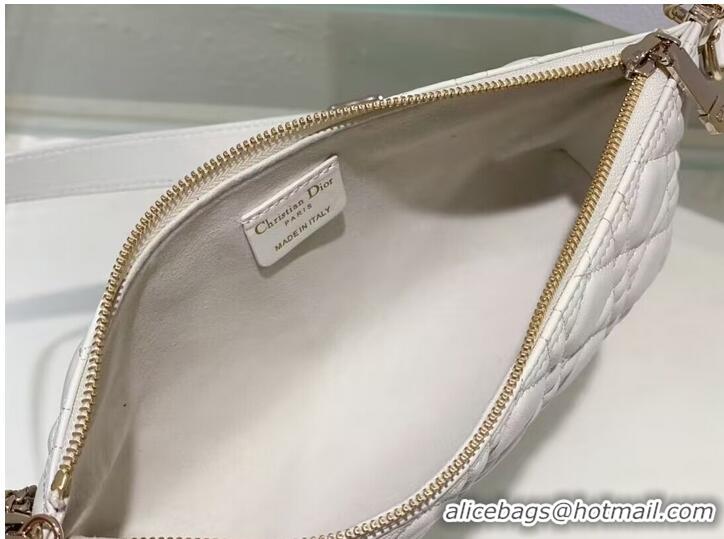 Reasonable Price SMALL DIOR CD LOUNGE BAG Latte Supple Macrocannage Lambskin M2252ONG