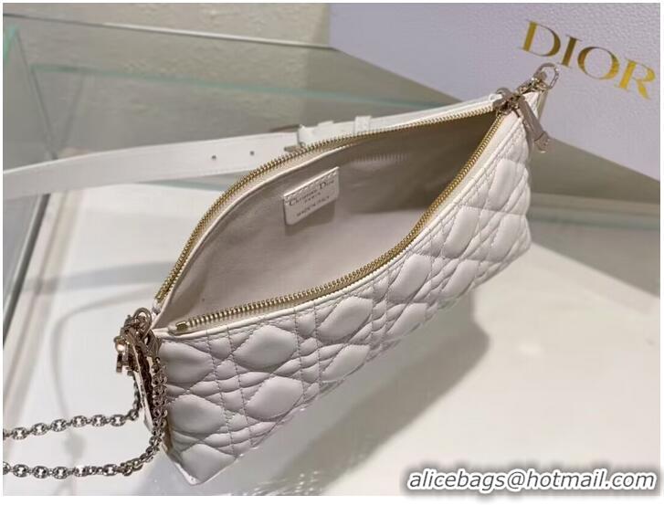 Reasonable Price SMALL DIOR CD LOUNGE BAG Latte Supple Macrocannage Lambskin M2252ONG