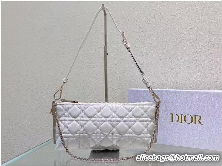 Reasonable Price SMALL DIOR CD LOUNGE BAG Latte Supple Macrocannage Lambskin M2252ONG