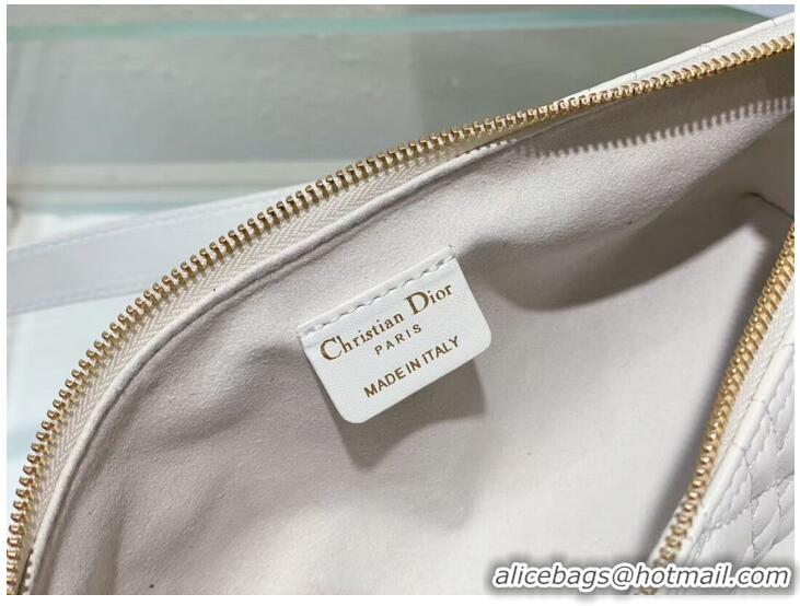 Reasonable Price SMALL DIOR CD LOUNGE BAG Latte Supple Macrocannage Lambskin M2252ONG