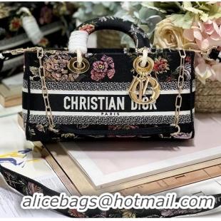 Good Product Dior MEDIUM LADY D-JOY BAG Multicolor Embroidery M0540ON