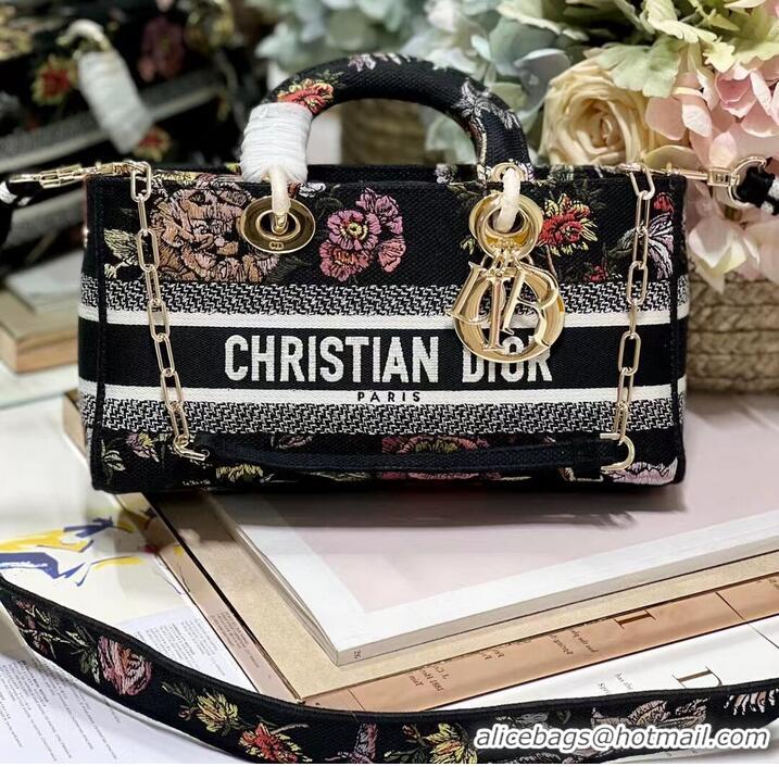 Good Product Dior MEDIUM LADY D-JOY BAG Multicolor Embroidery M0540ON