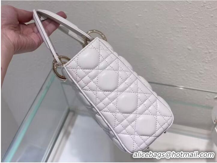 Buy Cheap SMALL LADY DIOR MY ABCDIOR BAG Latte Cannage Lambskin M0538ONG