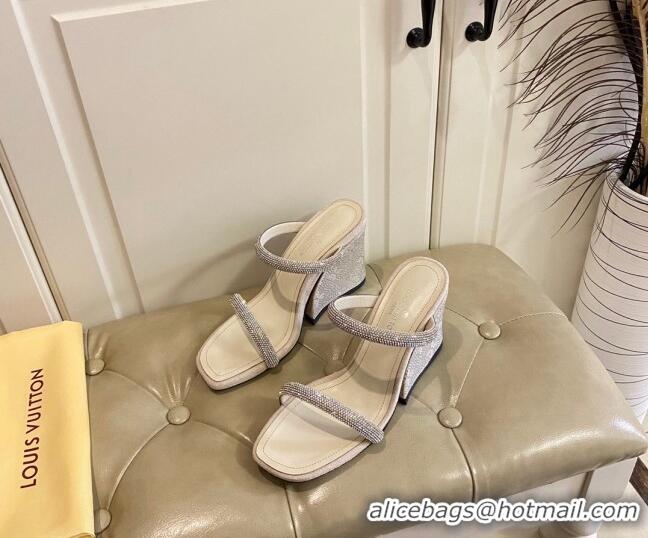 Fashion Louis Vuitton Appeal Wedge Slide Sandals 9.5cm White 022873