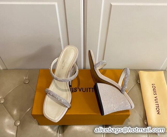 Fashion Louis Vuitton Appeal Wedge Slide Sandals 9.5cm White 022873