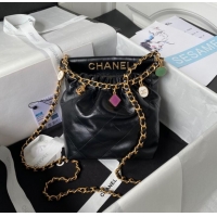 Good Looking Chanel SMALL BUCKET BAG AS3793 BLACK