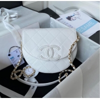 Reasonable Price Chanel Shoulder Bag AS3919 white