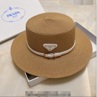 Top Quality Prada Straw Hat P021657 Apricot 2023