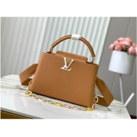 Best Price Louis Vuitton Capucines MM M21652 Hazelnut Brown