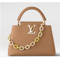 Best Price Louis Vuitton Capucines MM M21652 Hazelnut Brown