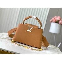 Famous Brand Louis Vuitton Capucines BB M21641 Hazelnut Brown