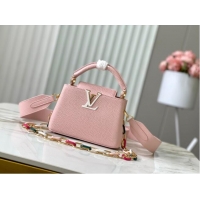 New Fashion Louis Vuitton Capucines Mini M21798 Jasmine Pink