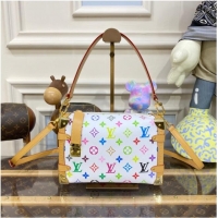 ​Affordable Price Louis Vuitton Monogram Multicolore Side Trunk M46358 White