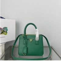 Buy Cheap Prada Galleria Saffiano leather mini-bag 1BA906 green