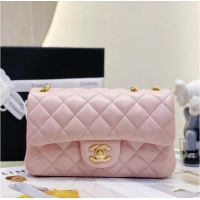 Buy Inexpensive Chanel MINI FLAP BAG AS1116 PINK