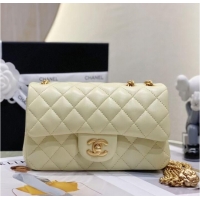 Trendy Design Chanel MINI FLAP BAG AS1116 cream