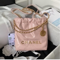 Traditional Discount CHANEL 22 MINI HANDBAG AS3980 pink