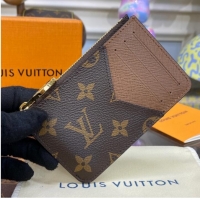 Most Popular Louis Vuitton Romy Card Holder M81880 Armagnac Brown