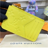 Buy Inexpensive Louis Vuitton Romy Card Holder N81880 Yellow