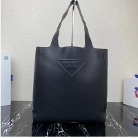 Traditional Specials Prada Medium leather tote bag with 2NV990 black