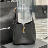 Promotional SAINT LAUREN LE 5 A 7 SOFT SMALL IN SMOOTH LEATHER 713938 black