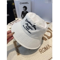 Buy Fashionable Dior Canvas Bucket Hat D0105 White 2023