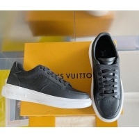 Pretty Style Louis Vuitton Men's Beverly Hills Sneakers in Perforated Monogram Leather Black 12261129