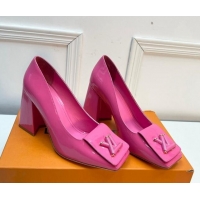 Good Product Louis Vuitton Shake Pumps 8.5cm in Patent Leather with LV Twist Pink 2261136