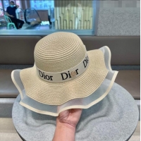 Famous Brand Dior Straw Hat D22714 Beige 2023