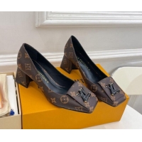 Sophisticated Louis Vuitton Shake Pumps 5.5cm in Monogram Canvas with LV Twist 122724