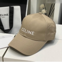 Super Quality Celine Baseball Hat C42006 Khaki 2023