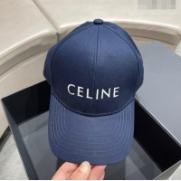 Market Sells Celine Baseball Hat C42003 Deep Blue 2023