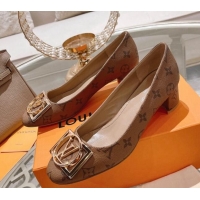 Purchase Louis Vuitton Madeleine Pumps 4.5cm in Monogram Reverse Canvas 2122737