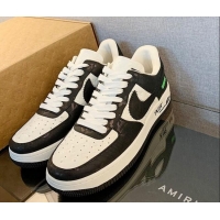 Popular Style Louis Vuitton x Nike "Air Force 1" Low Sneakers in Canvas and Leather White/Black 1229107