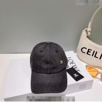 Well Crafted Chanel Denim Baseball Hat 0414 Black 2023