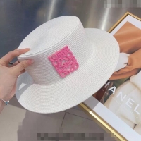 Popular Style Loewe Straw Hat 030813 White 2023