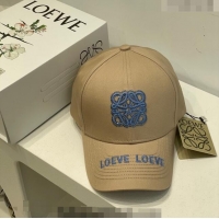 Buy Discount Loewe Anagram Baseball Hat L0407 Beige 2023