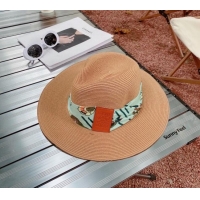 Super Quality Loewe Wide Brim Straw Hat Beige/Grey 2023