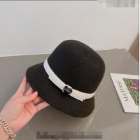 Good Product Miu Miu Straw Hat with Heart Band MM0311 Black 2023