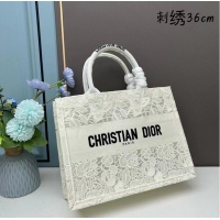 Super Quality MEDIUM DIOR BOOK TOTE Effect M1296ZSEL White