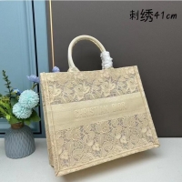 Well Crafted LARGE DIOR BOOK TOTE Effect M1286ZSEL Natural