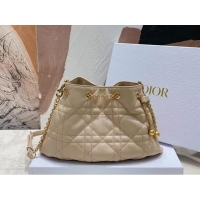 Reasonable Price MEDIUM DIOR AMMI BAG Sand Pink Supple Macrocannage Lambskin M22566F