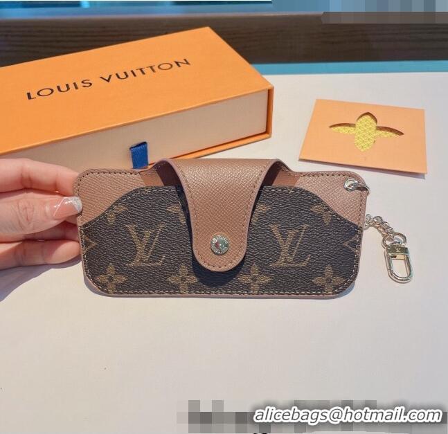 Top Quality Louis Vuitton Glasses Case 042924 Brown 2022