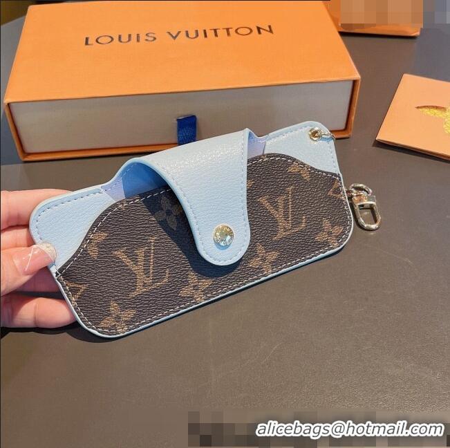 Famous Brand Louis Vuitton Glasses Case 042925 Blue 2022