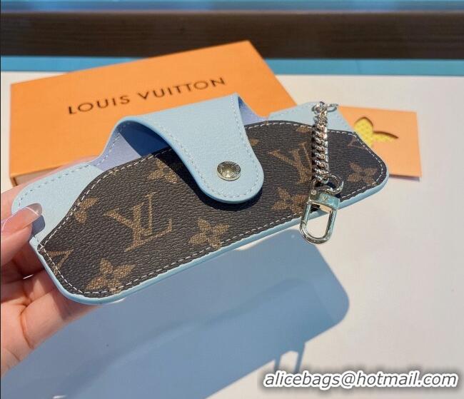 Famous Brand Louis Vuitton Glasses Case 042925 Blue 2022