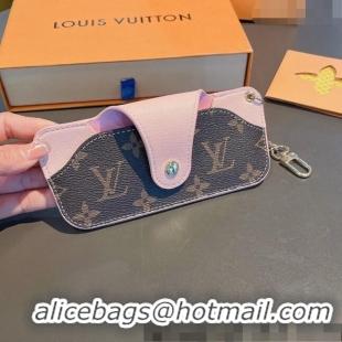 Well Crafted Louis Vuitton Glasses Case 042926 Pink 2022