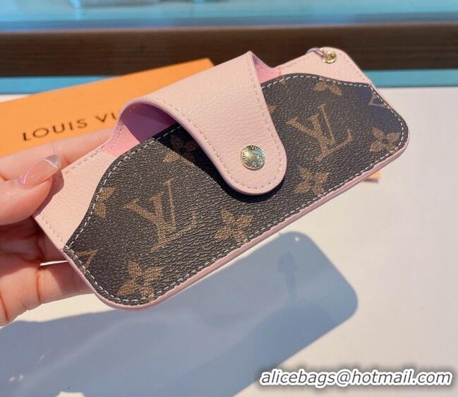 Well Crafted Louis Vuitton Glasses Case 042926 Pink 2022