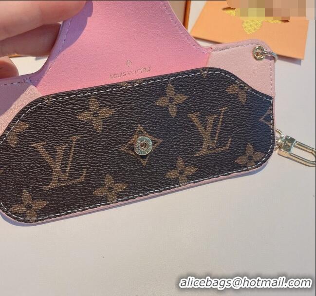 Well Crafted Louis Vuitton Glasses Case 042926 Pink 2022